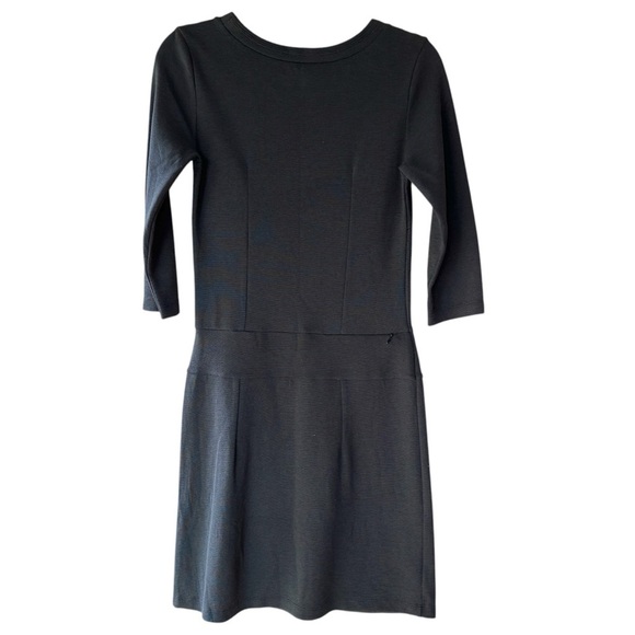 TOAD & CO | NWOT BLACK NIXI DRESS 3/4 SLEEVE ZIPPER POCKET | SIZE: EXTRA SMALL - Picture 5 of 9